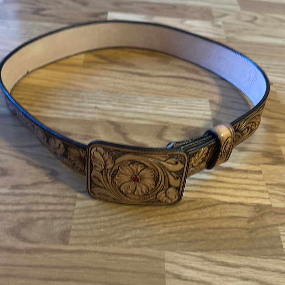 Crazy Cowboy Custom Leather belt